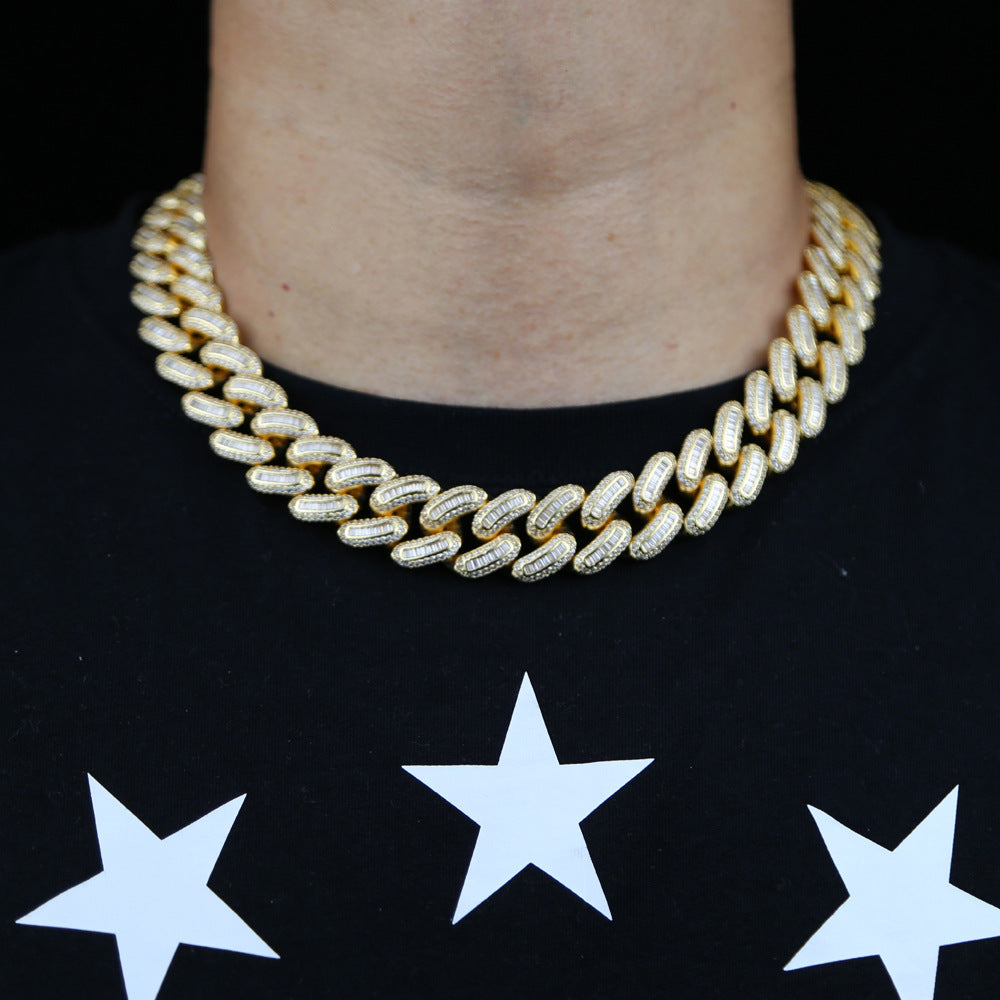 18mm Iced Out Cuban Chain